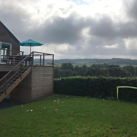 Huis Met Zonneterras, Tuin En Panoramisch Uitzicht Wellin Esterno foto